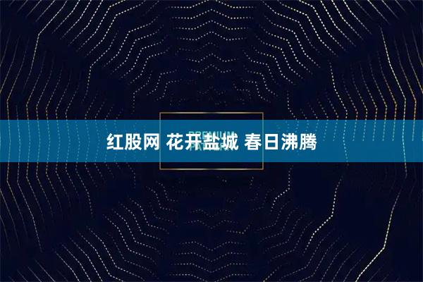 红股网 花开盐城 春日沸腾